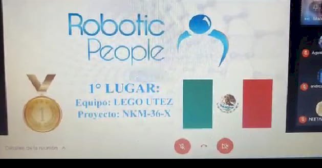Rompe UTEZ récord en robótica en competición internacional
