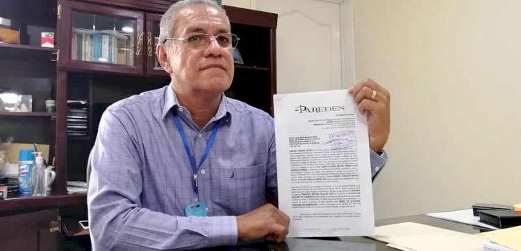 Presenta denuncia Enrique Paredes Sotelo en contra del alcalde Antonio Villalobos