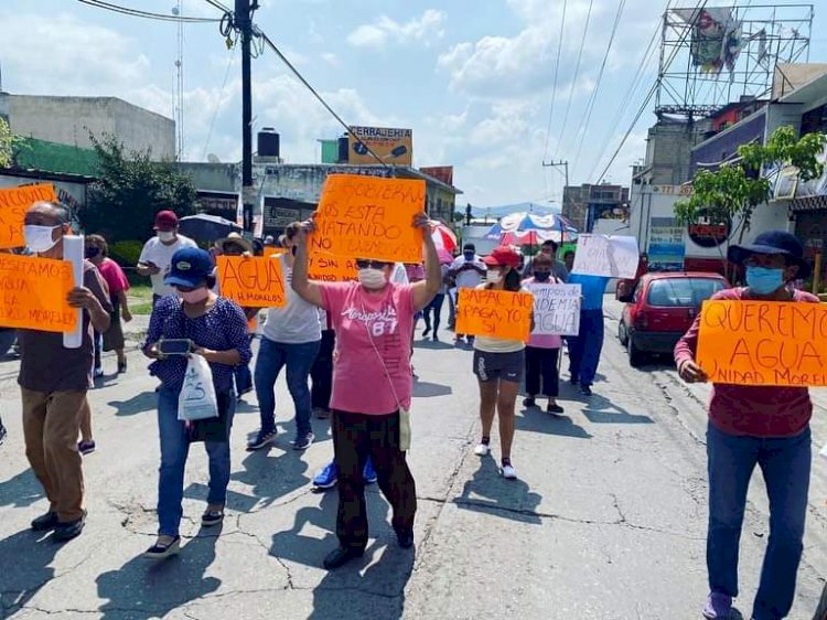 Siguen protestas vecinales por la falta de agua en Cuernavaca