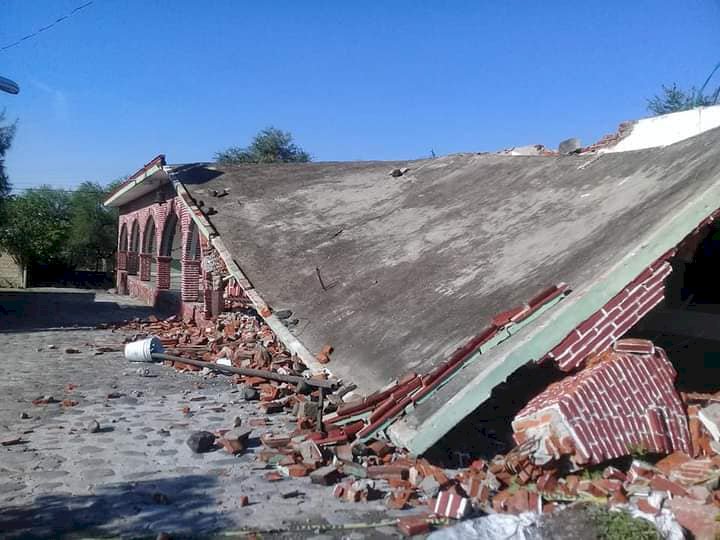 Ayudantía de Cayechucán,  abandonada tras terremoto