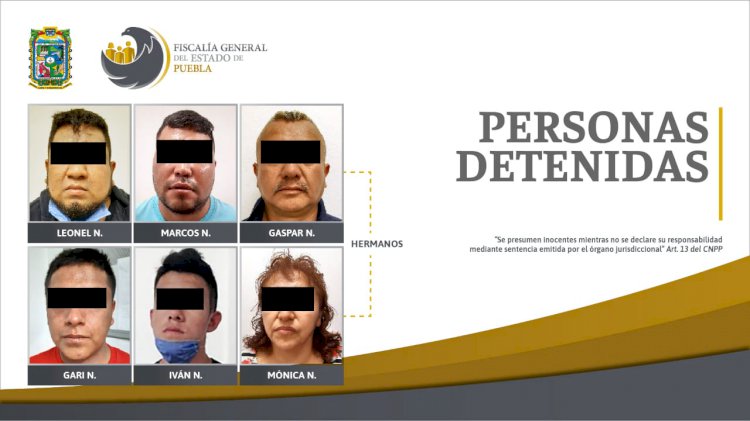 Fiscalías de Puebla y Morelos y la Sedena atrapan a grupo plagiario