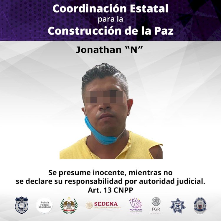 Por atracar a empleados de salud en Cuautla, está preso