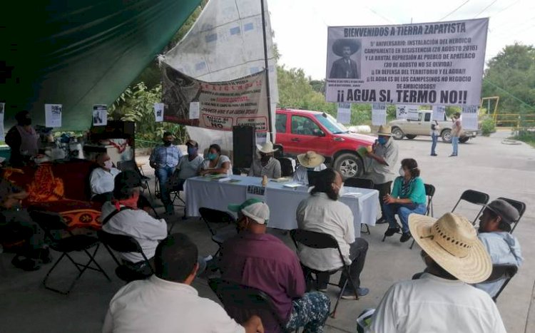 Campesinos piden apoyo  en contra de termoeléctrica