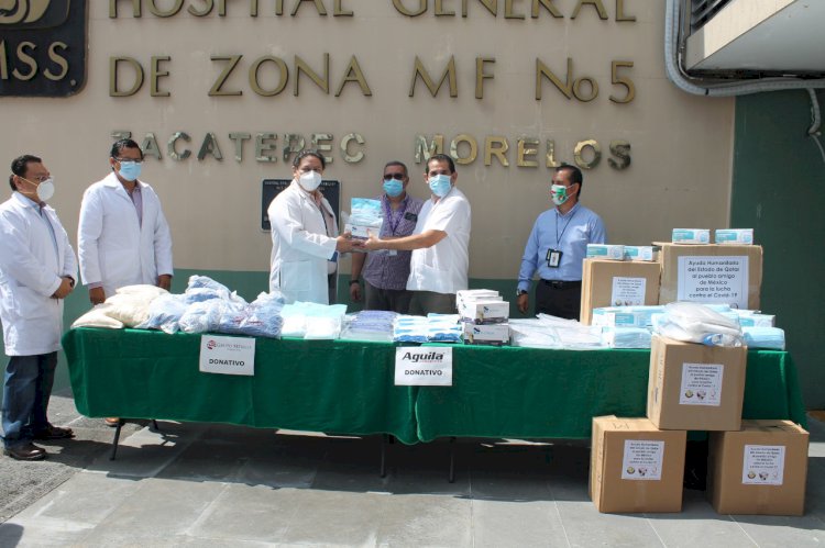 Agradece secretaría de salud a instituciones  organizaciones y empresas solidaridad con Morelos