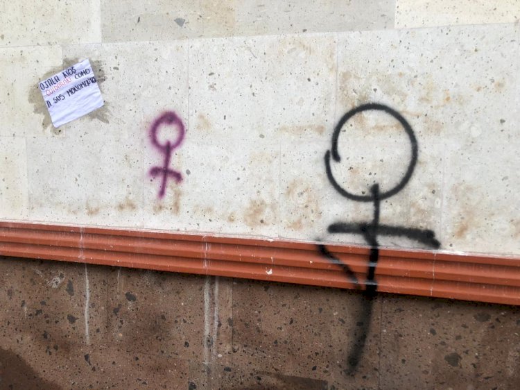 Expresiones feministas,   cercanas al vandalismo