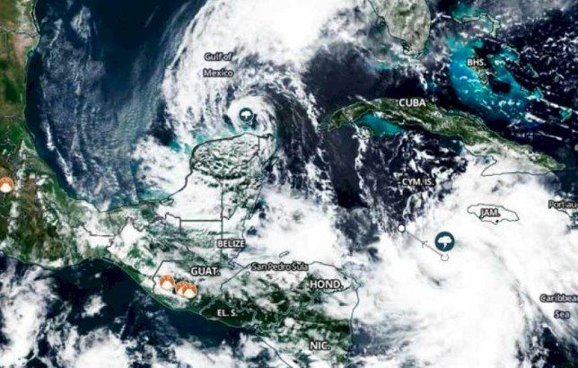 Debilitado, Delta golpea a la península de Yucatán; sigue siendo peligroso