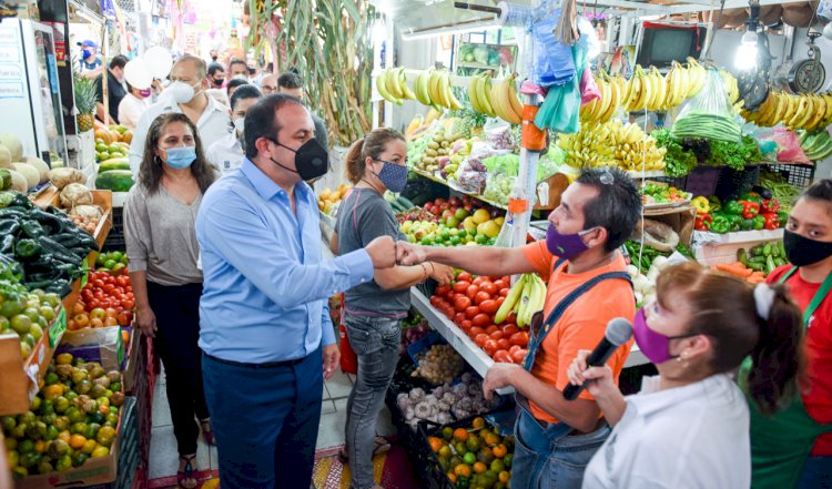 Mercados de Cuernavaca, con apoyo del gobierno de Blanco