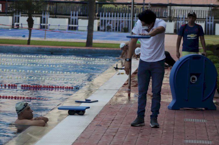 Brinda INDEM clases de Natación  y Taekwondo en complejo acuático Emiliano Zapata