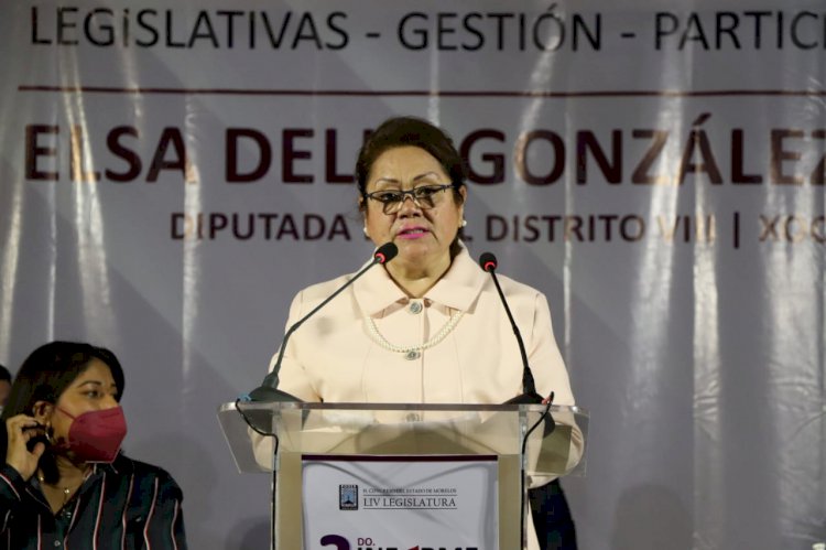 Rinde diputada Elsa Delia González su segundo informe de  actividades legislativas, gestión y participación ciudadana