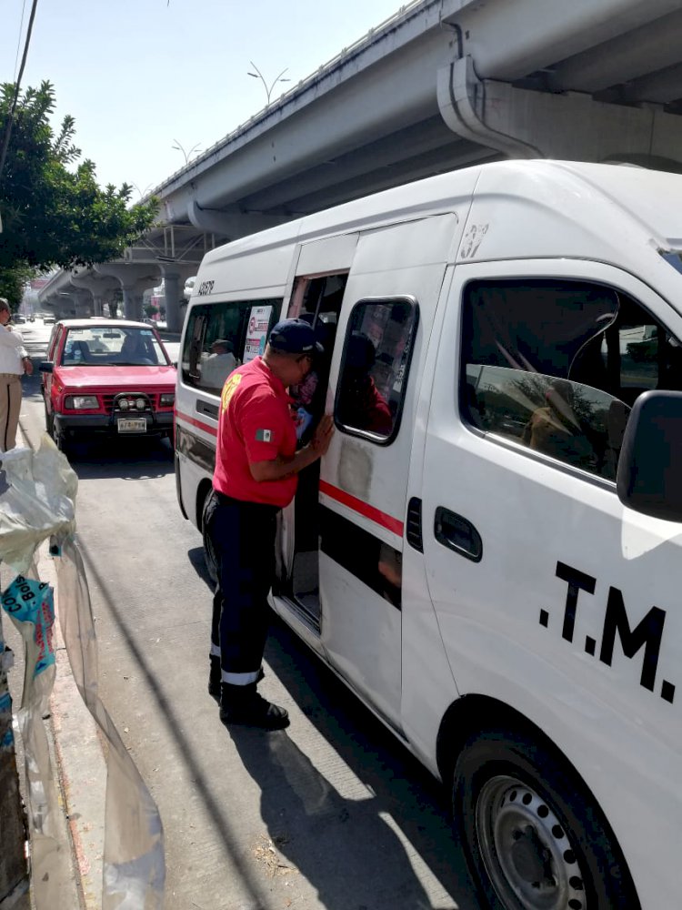 Tocó ahora operativo de sanidad en transporte público de Jiutepec