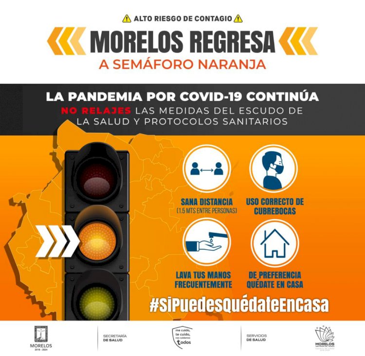 Reconoce Salud estatal a Morelos  con crecimiento de contagios covid