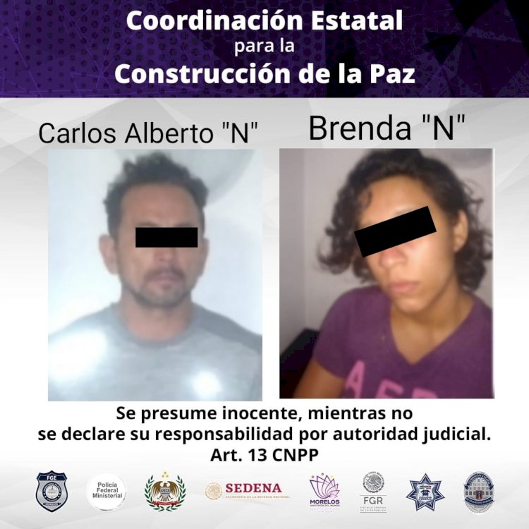 Detienen en Yautepec a pareja acusada de robo y lesiones