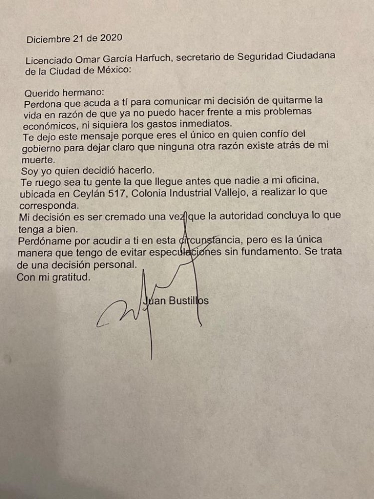 Presunto suicidio del periodista Juan Bustillos, director de Impacto
