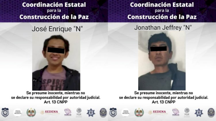 Detienen a dos sujetos por robo uno  en Cuernavaca y otro en Yautepec