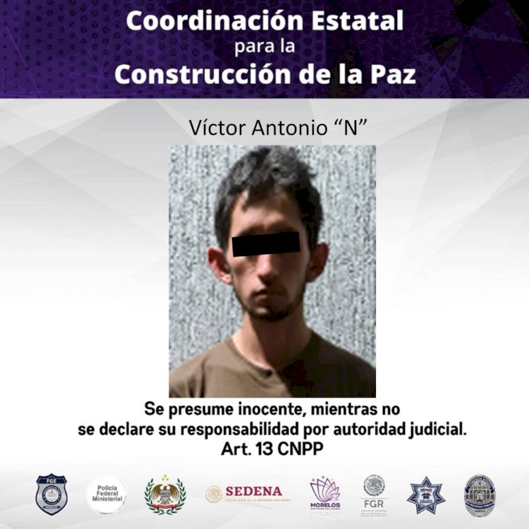 Detienen a sujeto con dosis de droga en Yautepec; ya lo investigan