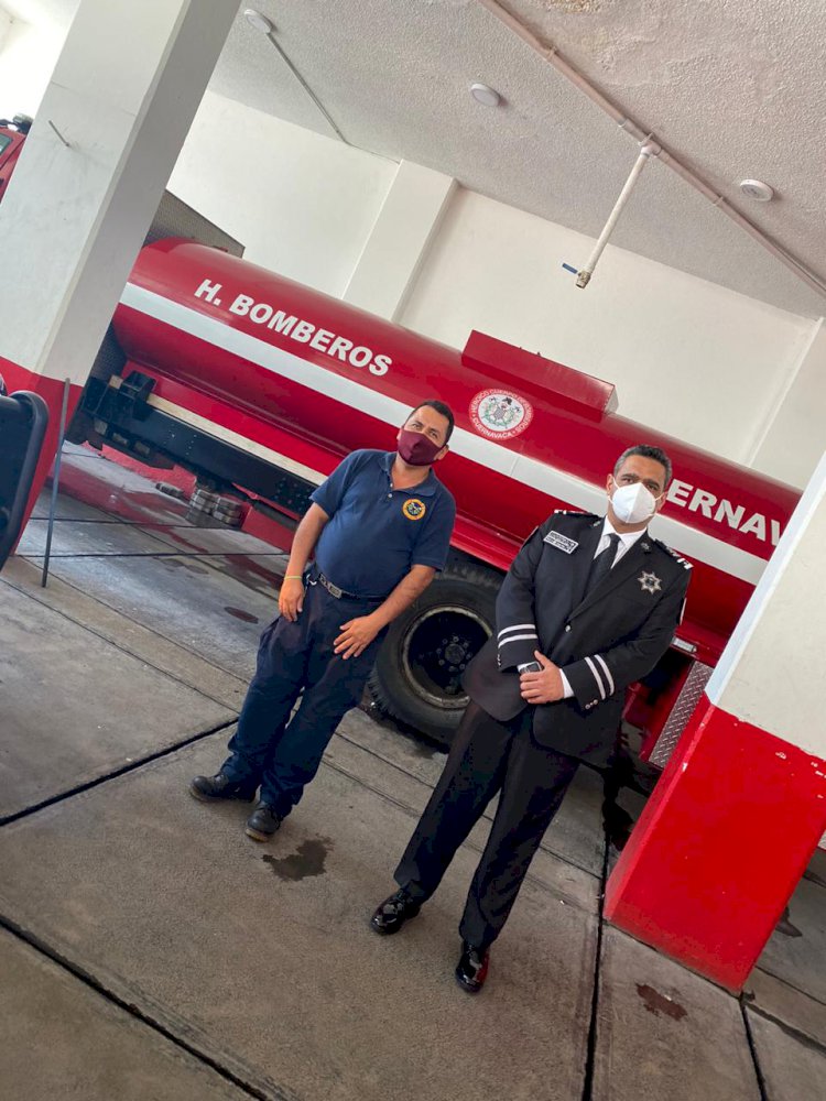 Se reconoce la labor de bomberos de Cuernavaca