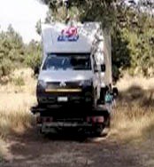 Localizaron abandonada en Huitzilac   una camioneta que había sido robada