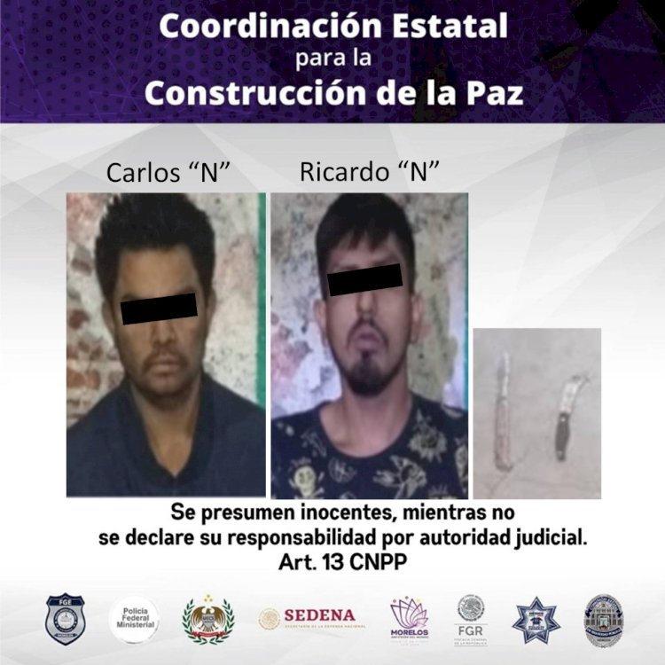 Retienen a 2 acusados de robar registros de Telmex en Jiutepec