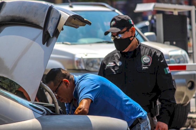 Coordinan acciones tres niveles de gobierno contra robo de vehículos
