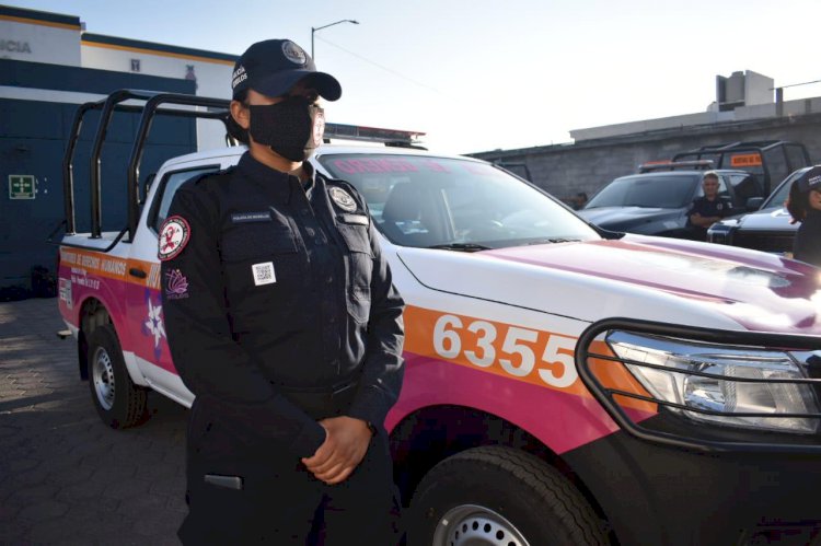 Gobierno de Jiutepec puso en operación patrulla rosa