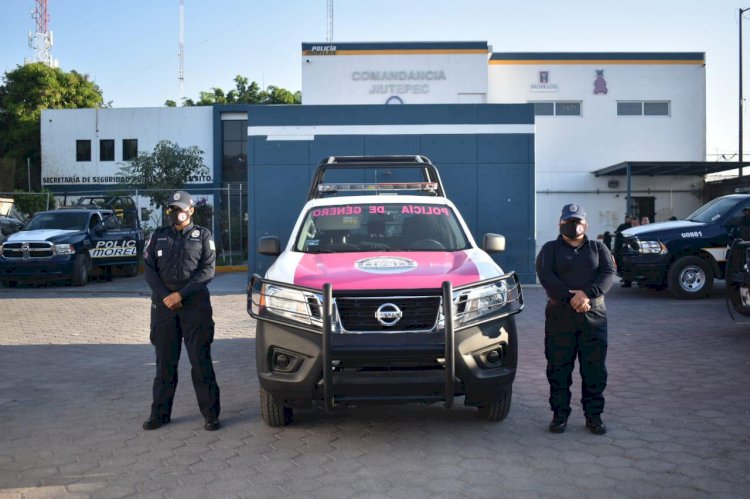 Gobierno de Jiutepec puso en operación patrulla rosa