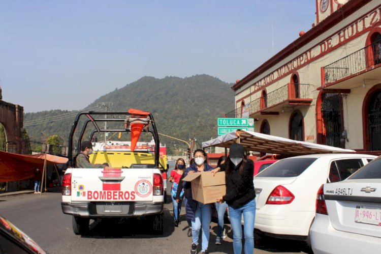 Respalda Cuernavaca combate a incendio en Huitzilac