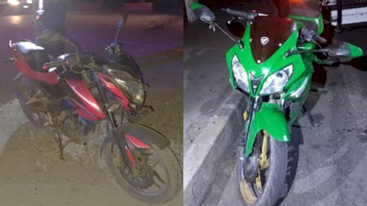 Recuperan dos motos robadas y capturan a presuntos ladrones
