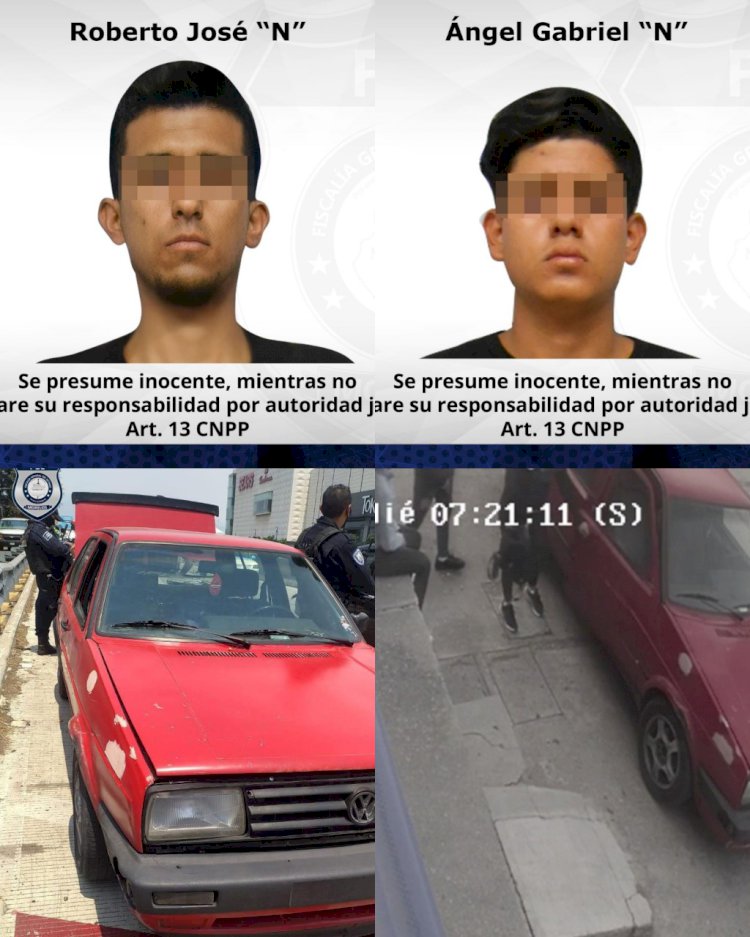 Atrapan a dos sujetos presuntos, asaltantes de mujer en Cuernavaca