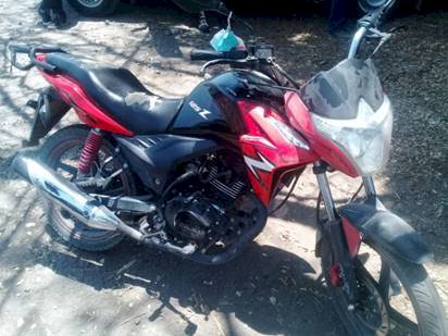 Recuperan motocicleta robada en Jonacatepec