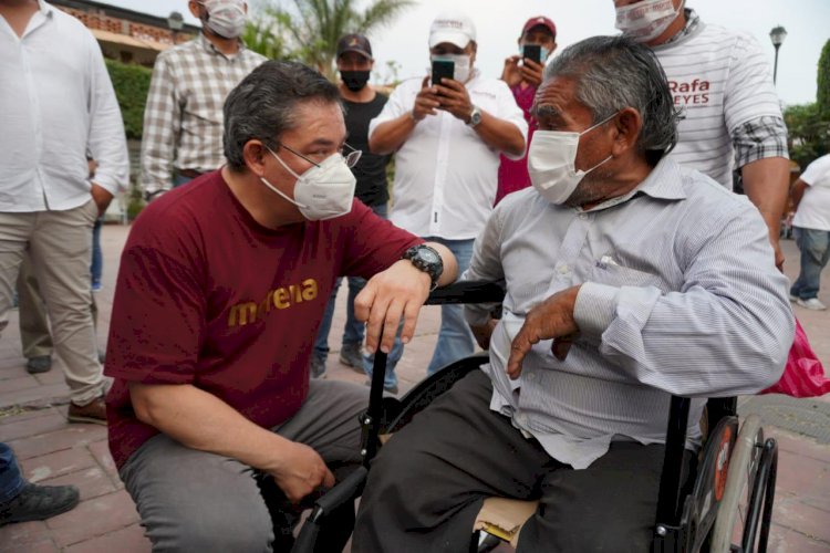 Rehabilitará y tres centros de salud  más en Jiutepec, ofrece Rafa Reyes