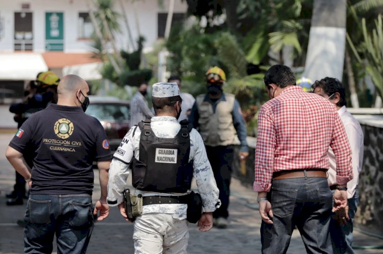 Oportuna acción de Protección Civil  Cuernavaca ante alarma de bomba