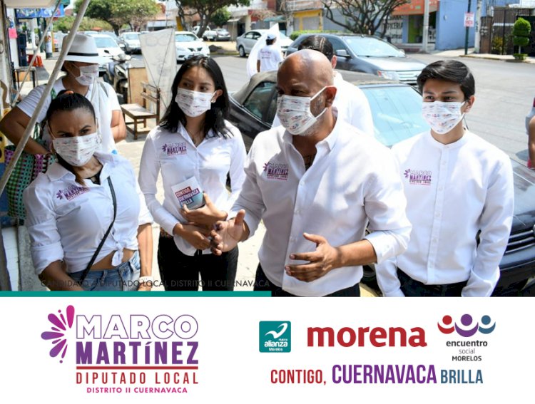 Marco Martínez impulsará el deporte en Cuernavaca