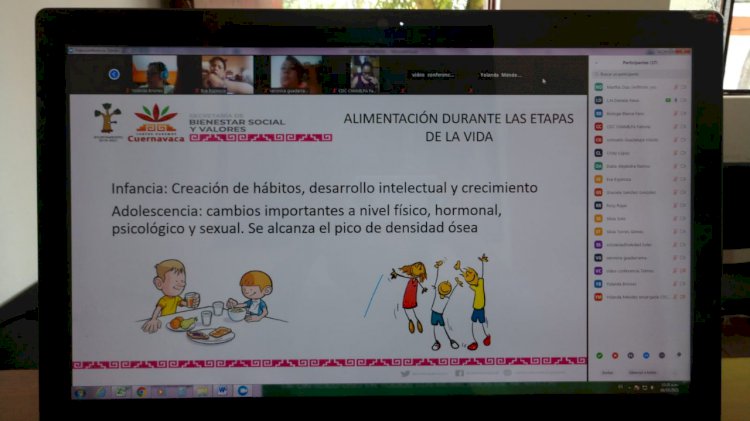 Brinda Cuernavaca educación  en nutrición para comunidades