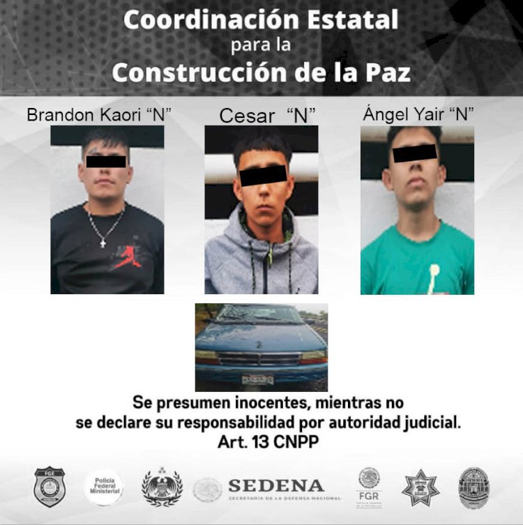 Vinculados ya, tres presuntos ladrones de tienda en Cuautla