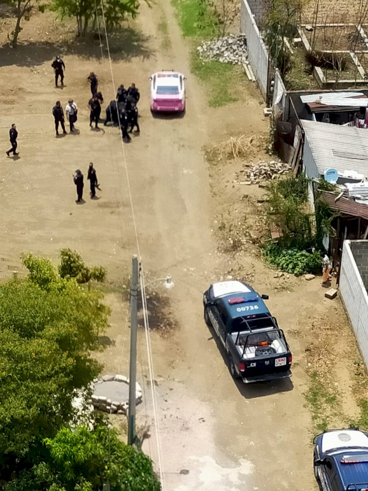 Asegura mando coordinado policía Morelos a hombres con armas de fuego en Yecapixtla