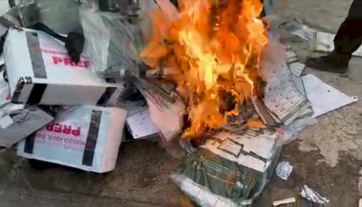 Va FGE contra responsables de quema de boletas en Tepalcingo