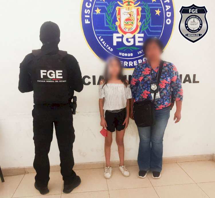 Fiscalía localiza a menor de edad reportada como desaparecida en Yautepec