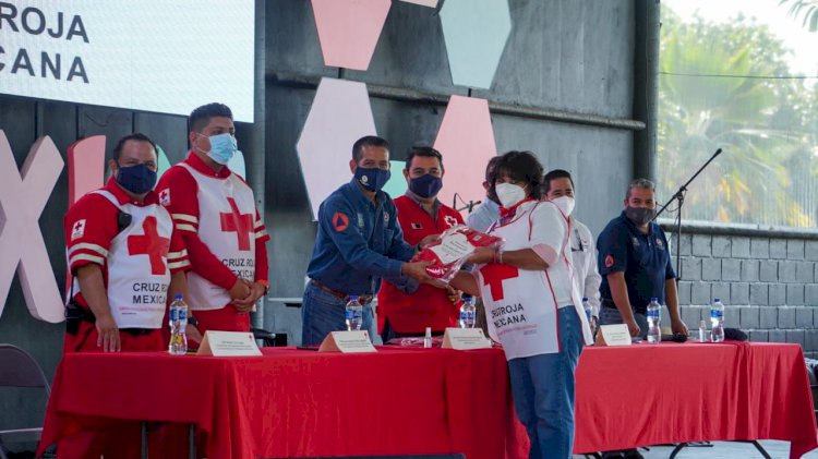 Reconoció la Cruz Roja a socorristas de la entidad