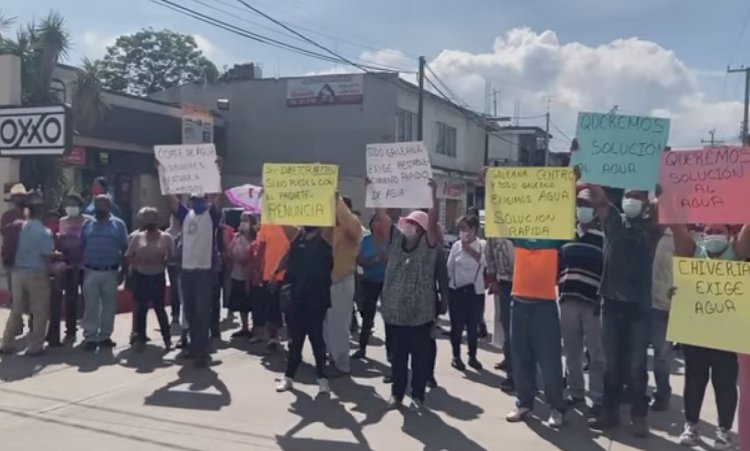 Colonos de Zacatepec exigen al sistema de agua local abasto