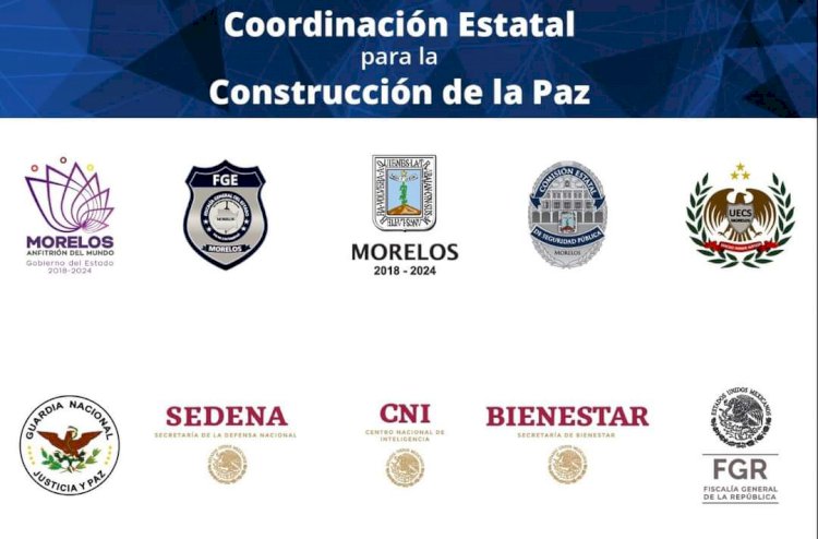 Apoya mesa de coordinación estatal para la construcción de la paz al ine para realizar la consulta ciudadana en Morelos