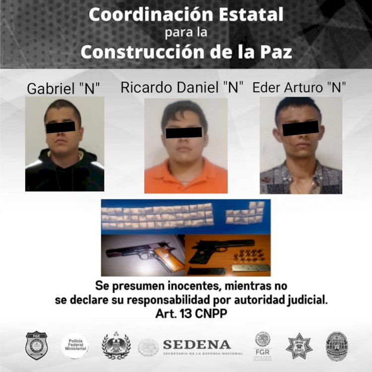 Detiene policía Morelos a tres hombres durante operativo vacacional de verano 2021