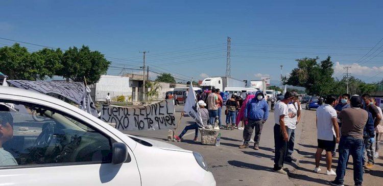 Continuó bloqueo en Xoxocotla  de la carretera Alpuyeca-Jojutla