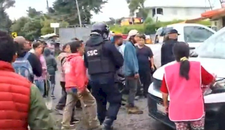 Llamativa gresca en límites Morelos - CDMX dejó varados a muchos ayer
