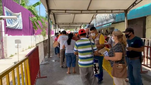 Gran demanda de vacunas  en el municipio de Jojutla