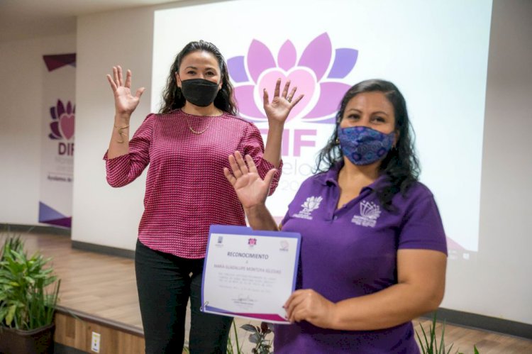 Capacita DIF Morelos a colaboradores en lengua de señas