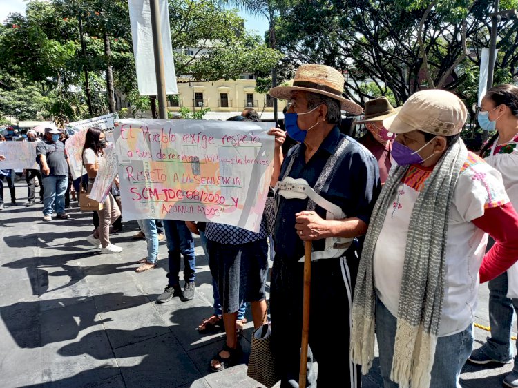 Habitantes de Xoxocotla exigen que se respeten sus usos y costumbres