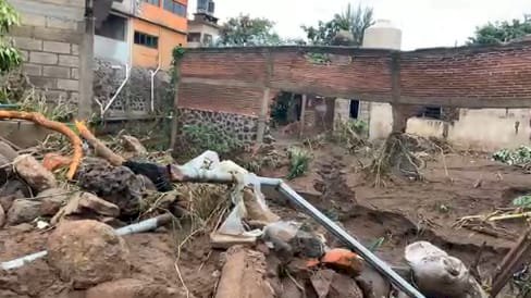 Al menos 6 muertos en Tlayacapan por las lluvias