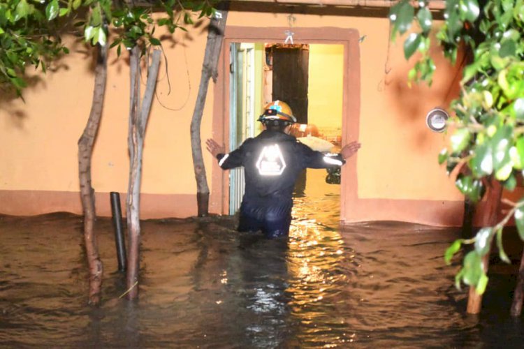 Mil 330 casas-habitación fueron  afectadas por las intensas lluvias