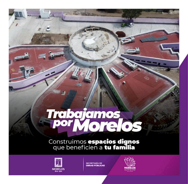 Avanza gobierno de Cuahutémoc Blanco en infraestructura pública