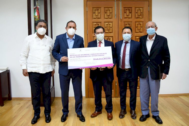 Salda gobierno de Cuauhtémoc Blanco deuda añeja de IEBEM con ISSSTE